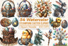 Steampunk Easter Clipart Bundle