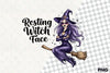 Resting Witch Face Clipart Bundle