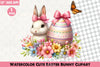 Cute Easter Bunny Clipart Bundle