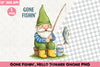 Gone Fishin' Summer Gnome Clipart Bundle