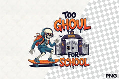 Too Ghoul For School Clipart Bundle - CraftNest - Digital Crafting and Art