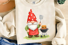 Grillin' And Chillin' Summer Gnome Clipart Bundle - CraftNest - Digital Crafting and Art