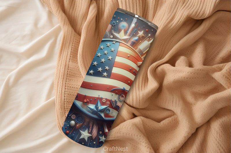 4th of July Tumbler Wrap Bundle 32 - CraftNest - Digital Crafting and Art