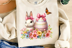 Cute Easter Bunny Clipart Bundle - CraftNest - Digital Crafting and Art