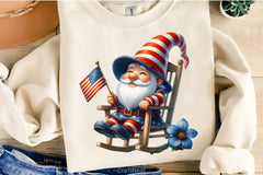 Memorial Day Gnomes Clipart Bundle 4 - CraftNest - Digital Crafting and Art