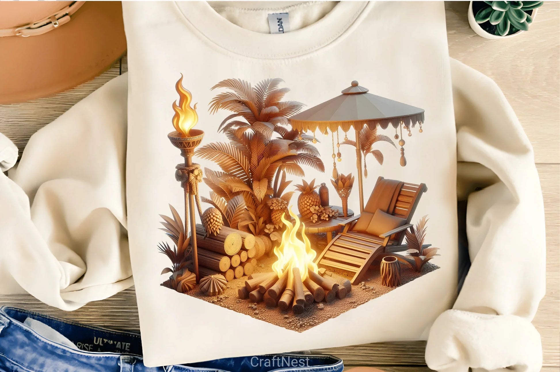 Vintage Summer Clipart Bundle 2 - CraftNest - Digital Crafting and Art