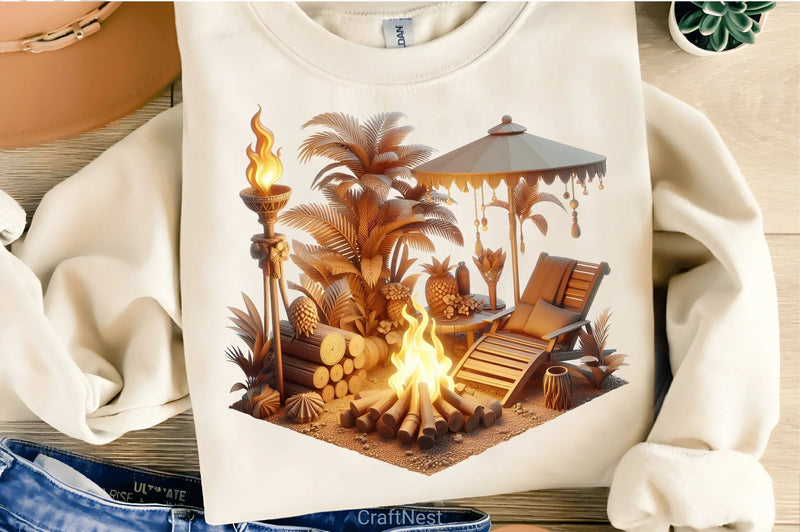 Vintage Summer Clipart Bundle 2 - CraftNest - Digital Crafting and Art