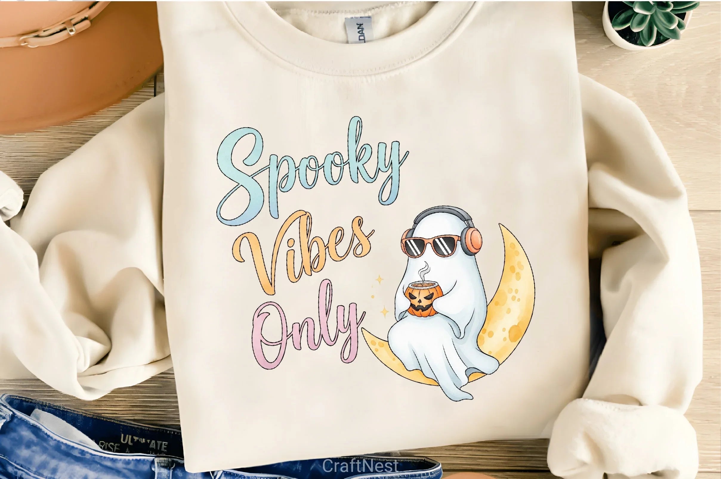 Halloween Ghost Headphones Clipart Bundle - CraftNest - Digital Crafting and Art