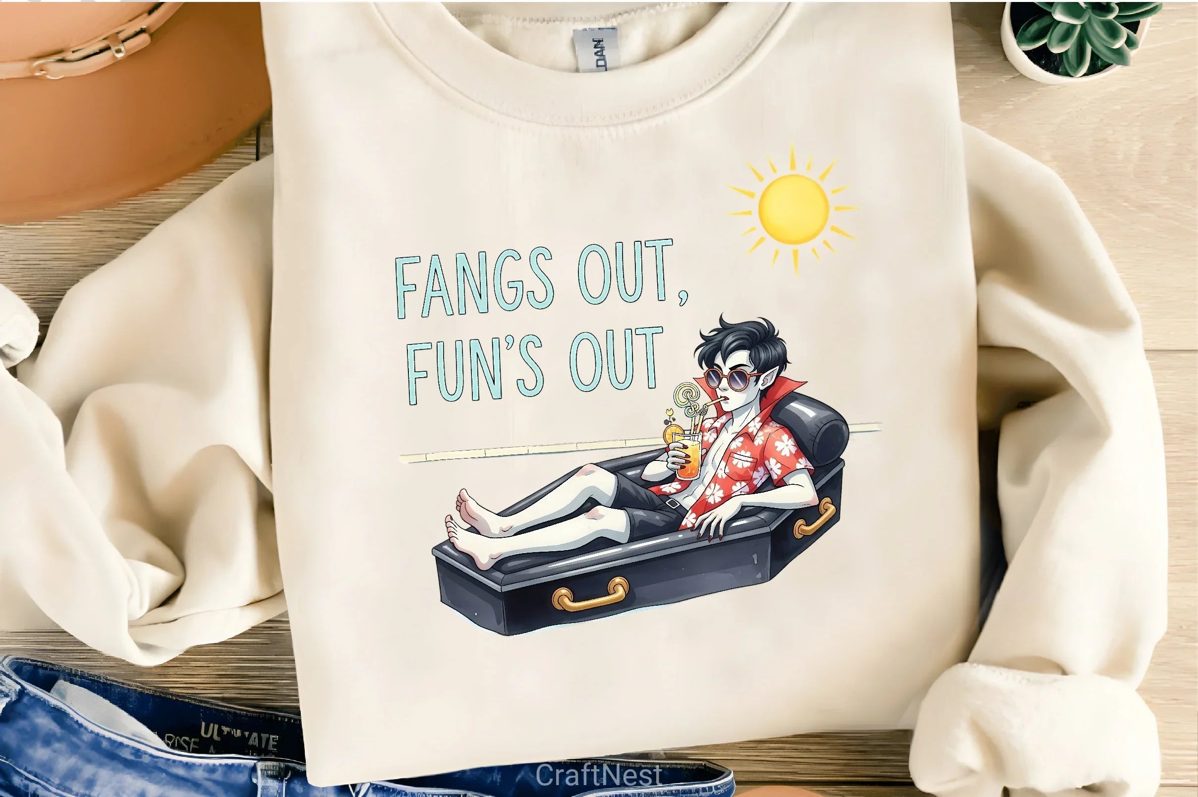 Summer Vampire Vibes Clipart Bundle - CraftNest - Digital Crafting and Art