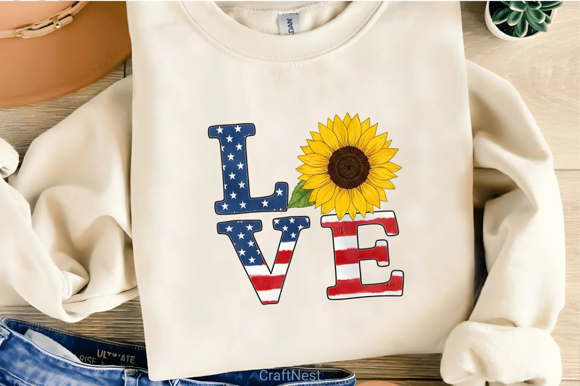 4th of July Love Clipart Bundle