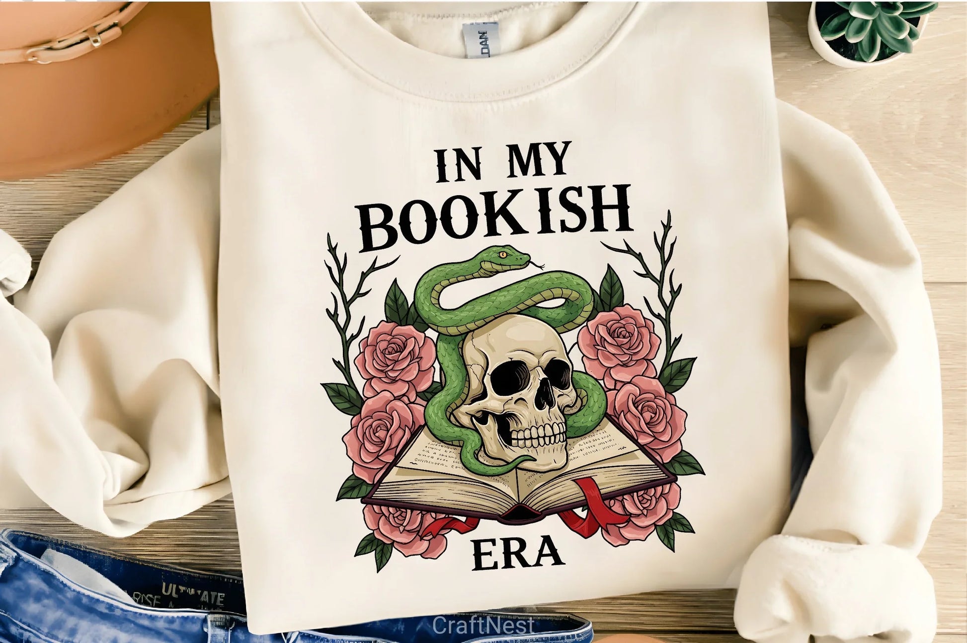 Bookish Era: Funny Book Lover Clipart Bundle - CraftNest - Digital Crafting and Art