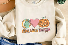 Peace Love Pumpkins Clipart Bundle - CraftNest - Digital Crafting and Art