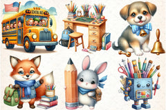 Back to School Clipart Bundle 88 - CraftNest - Digital Crafting and Art