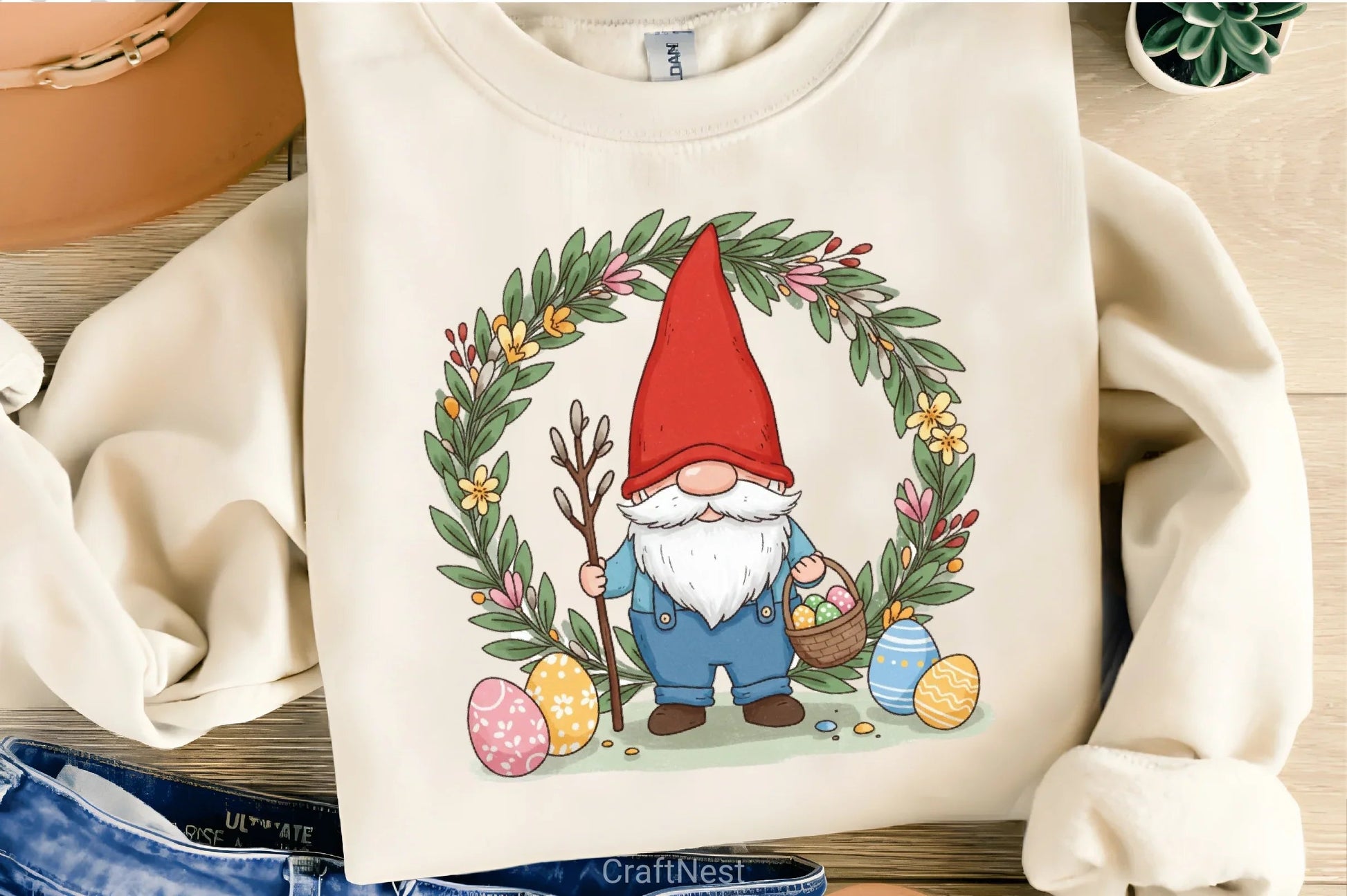 Easter Gnome Clipart Bundle 12 - CraftNest - Digital Crafting and Art