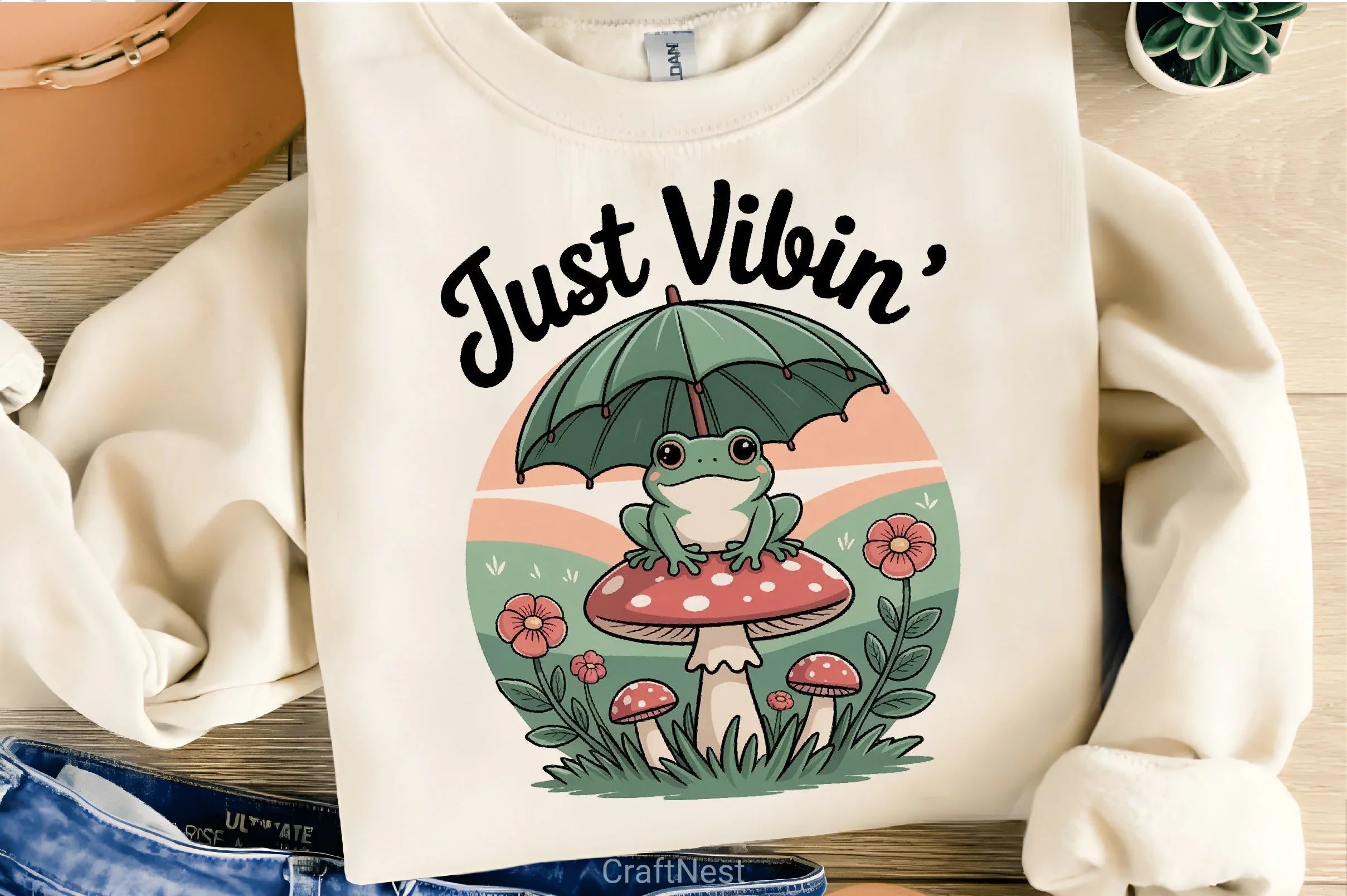 Cottagecore Frog T Shirt Clipart Bundle - CraftNest - Digital Crafting and Art