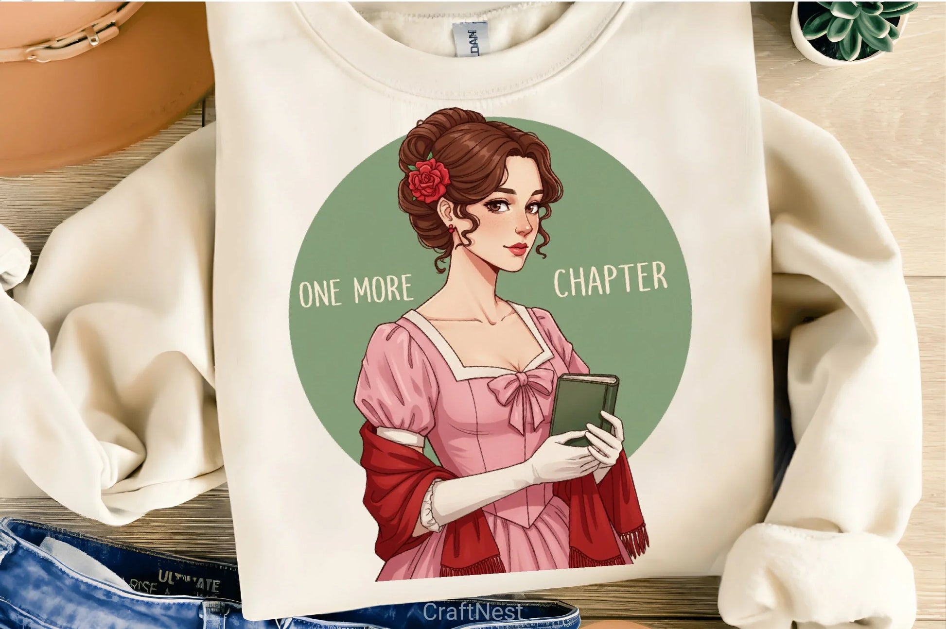 One More Chapter Book Lover Clipart Bundle - CraftNest - Digital Crafting and Art