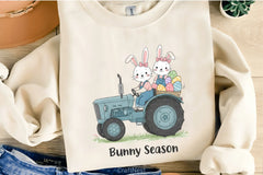 Easter Tractor Farm Clipart Bundle 2 - CraftNest - Digital Crafting and Art