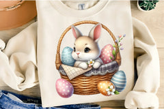 Cute Pink Easter Clipart Bundle - CraftNest - Digital Crafting and Art