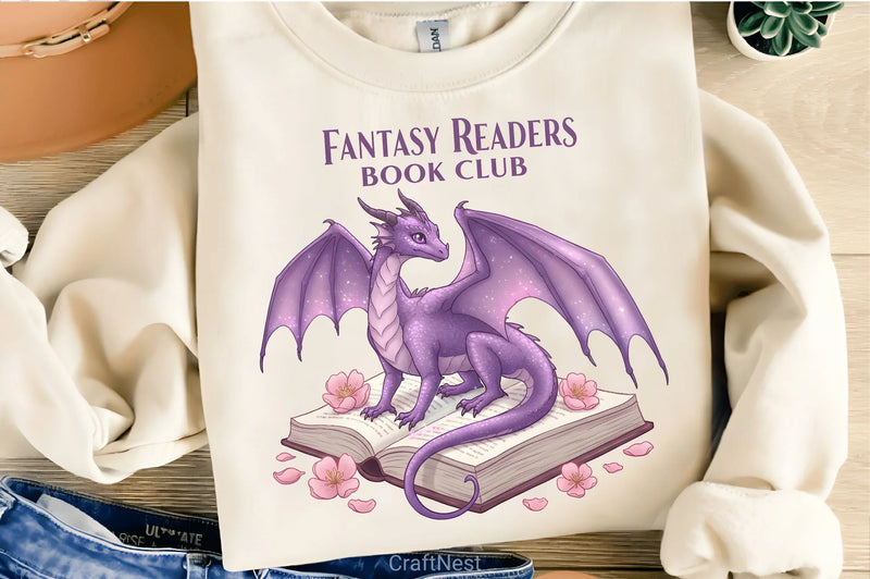 Fantasy Readers Book Club Clipart Bundle - CraftNest - Digital Crafting and Art