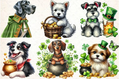 St. Patrick's Day Dog Clipart Bundle 88 - CraftNest - Digital Crafting and Art