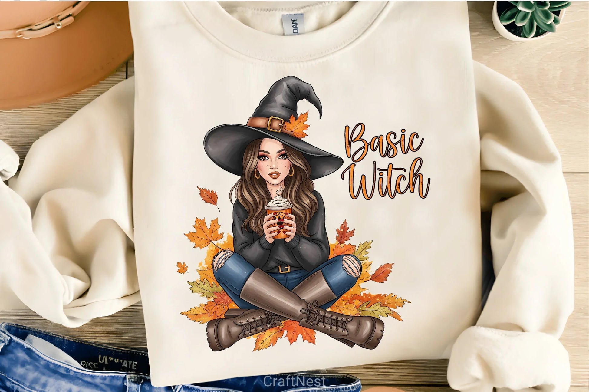 Basic Witch Pumpkin Spice Clipart Bundle - CraftNest - Digital Crafting and Art