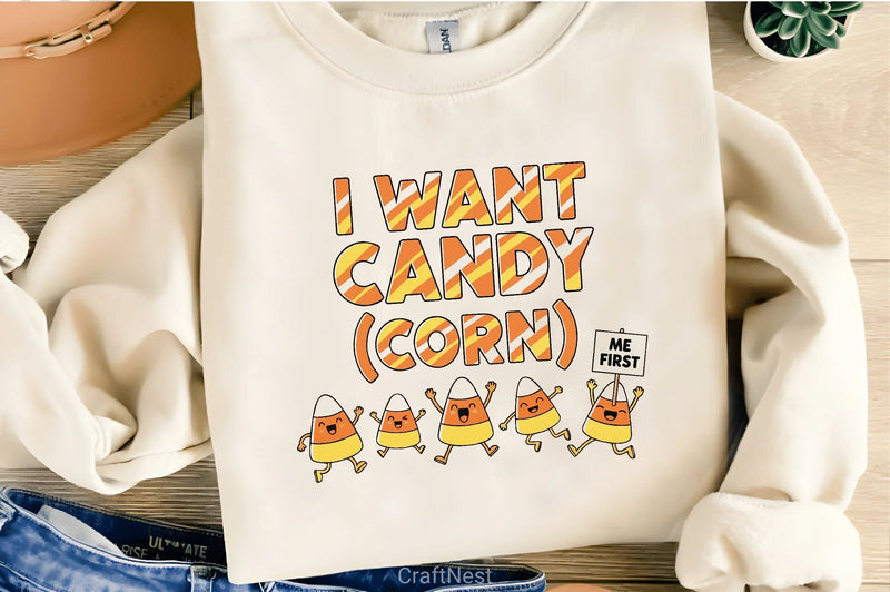 Candy Corn Tee Clipart Bundle - CraftNest - Digital Crafting and Art