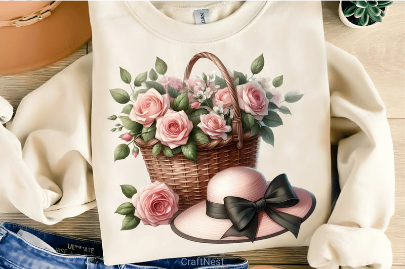 Pink Spring Fashion Clipart Bundle 3 - CraftNest - Digital Crafting and Art