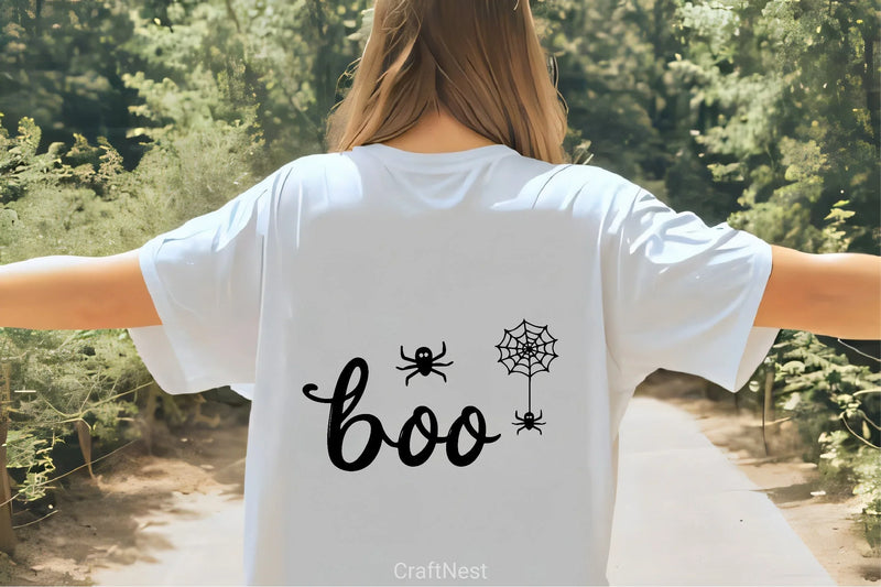 Black Script Boo Halloween Clipart Bundle - CraftNest - Digital Crafting and Art