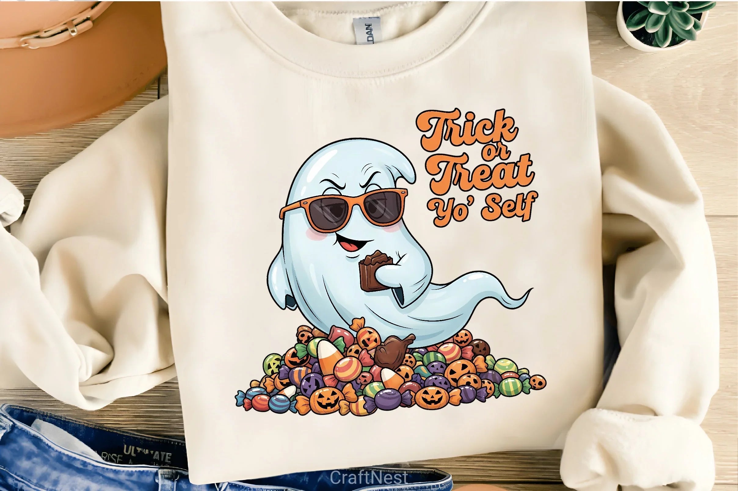 Cool Ghost Candy Clipart Bundle - CraftNest - Digital Crafting and Art