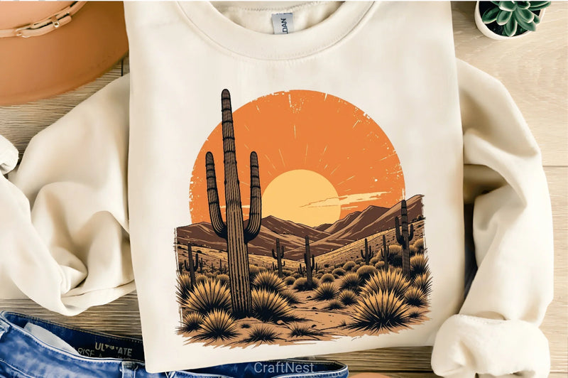 Desert Serenity Cactus Clipart Bundle - CraftNest - Digital Crafting and Art