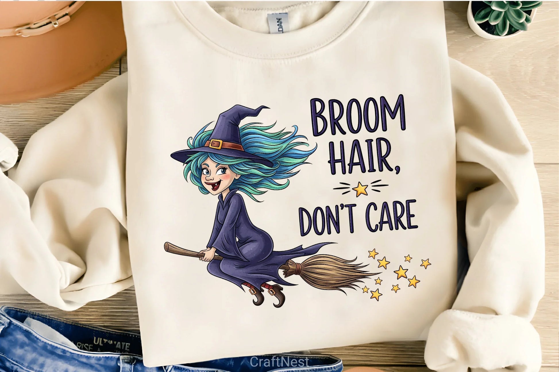 Broom Hair Clipart Bundle - CraftNest - Digital Crafting and Art