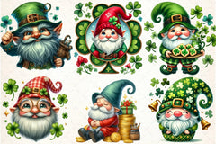 St. Patrick's Day Gnome Clipart Bundle - CraftNest - Digital Crafting and Art