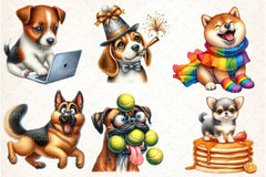 Quirky Funny Dog Clipart Bundle 8 - CraftNest - Digital Crafting and Art