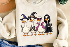 Halloween Geese Cartoon Clipart Bundle - CraftNest - Digital Crafting and Art