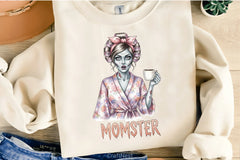 Morning Momster Clipart Bundle - CraftNest - Digital Crafting and Art