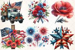 Memorial Day Clipart Bundle 121 - CraftNest - Digital Crafting and Art