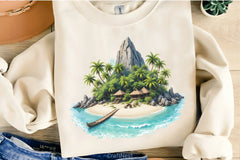 Tropical Summer Aesthetic Clipart Bundle - CraftNest - Digital Crafting and Art