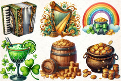 Retro St. Patrick's Day Clipart Bundle 2 - CraftNest - Digital Crafting and Art