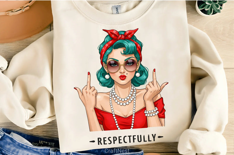 Respectful Middle Finger Clipart Bundle 1 - CraftNest - Digital Crafting and Art