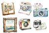 Vintage Summer Photography Clipart Bundle