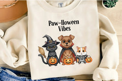 Halloween Pets & Pumpkins Clipart Bundle - CraftNest - Digital Crafting and Art