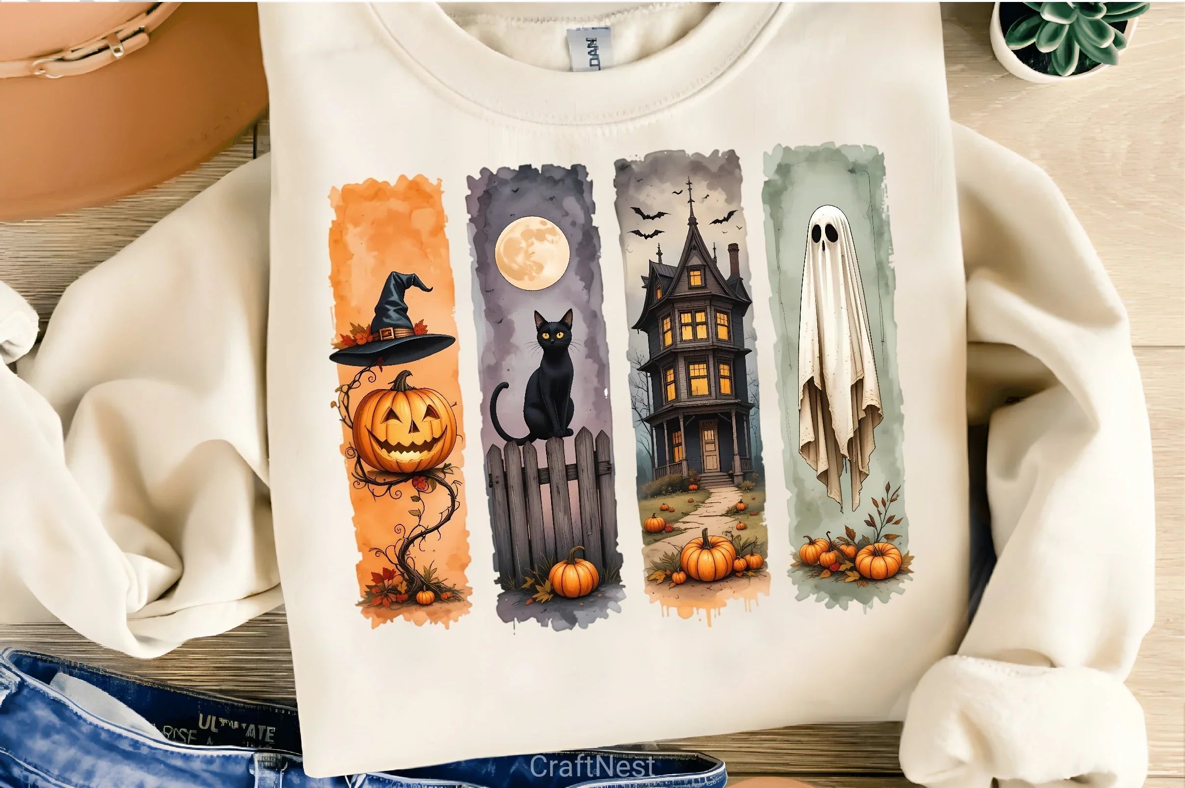 Vintage Halloween Clipart Bundle 14 - CraftNest - Digital Crafting and Art