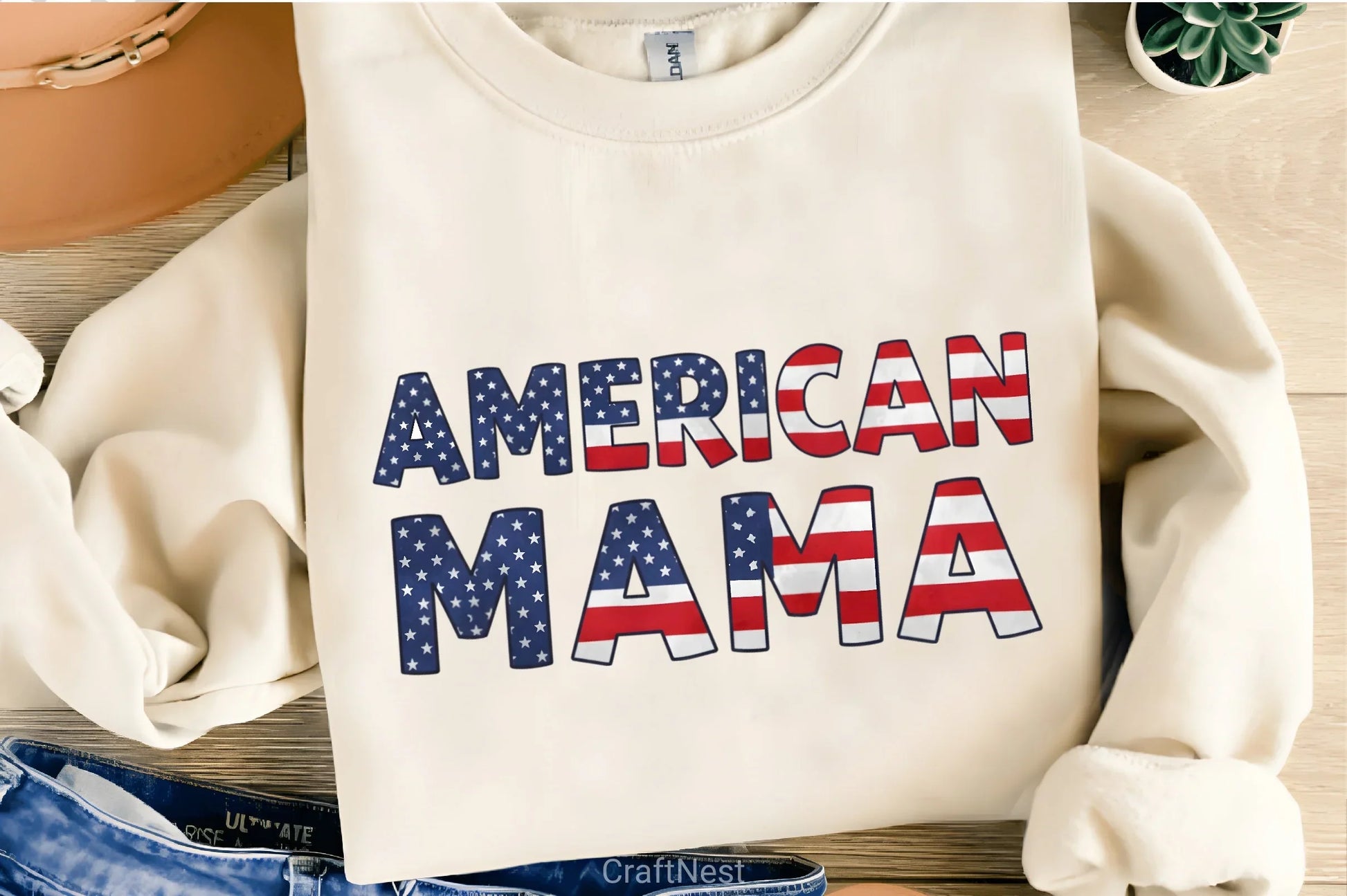 4th of July American Mama Clipart Bundle 2 - CraftNest - Digital Crafting and Art