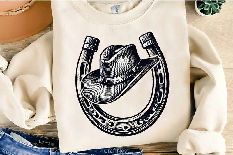 Cowboy Cap Howdy Shirt Clipart Bundle - CraftNest - Digital Crafting and Art