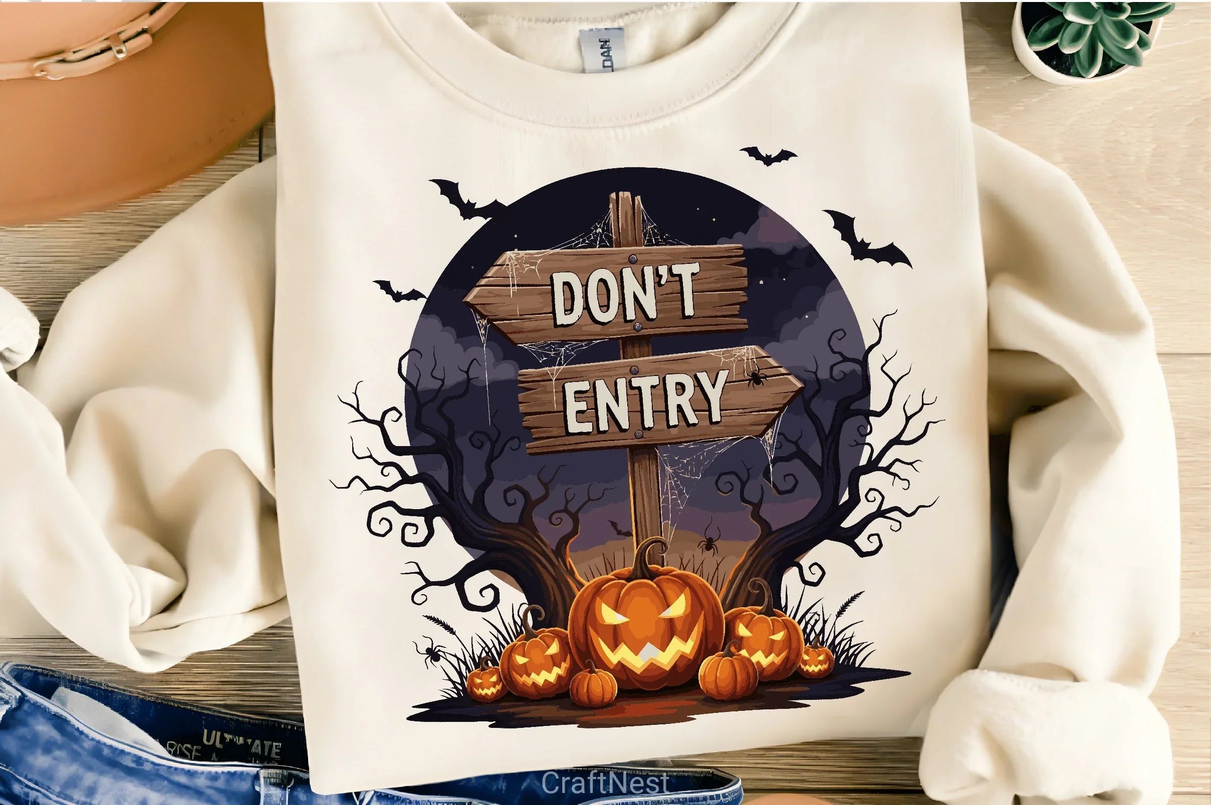 Spooky Halloween Sign Clipart Bundle - CraftNest - Digital Crafting and Art