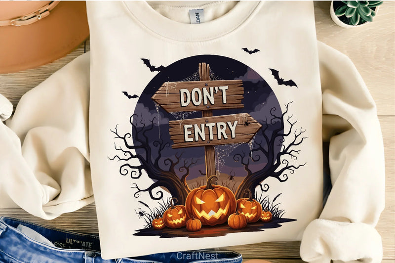 Spooky Halloween Sign Clipart Bundle - CraftNest - Digital Crafting and Art