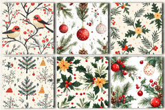 Christmas Seamless Patterns Digital Paper - CraftNest - Digital Crafting and Art