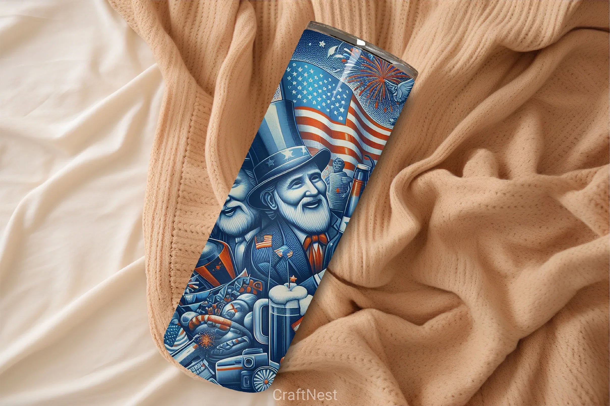 4th of July Tumbler Wrap Bundle 6 - CraftNest - Digital Crafting and Art