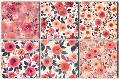 Boho Rose Tones Pattern Clipart Bundle - CraftNest - Digital Crafting and Art