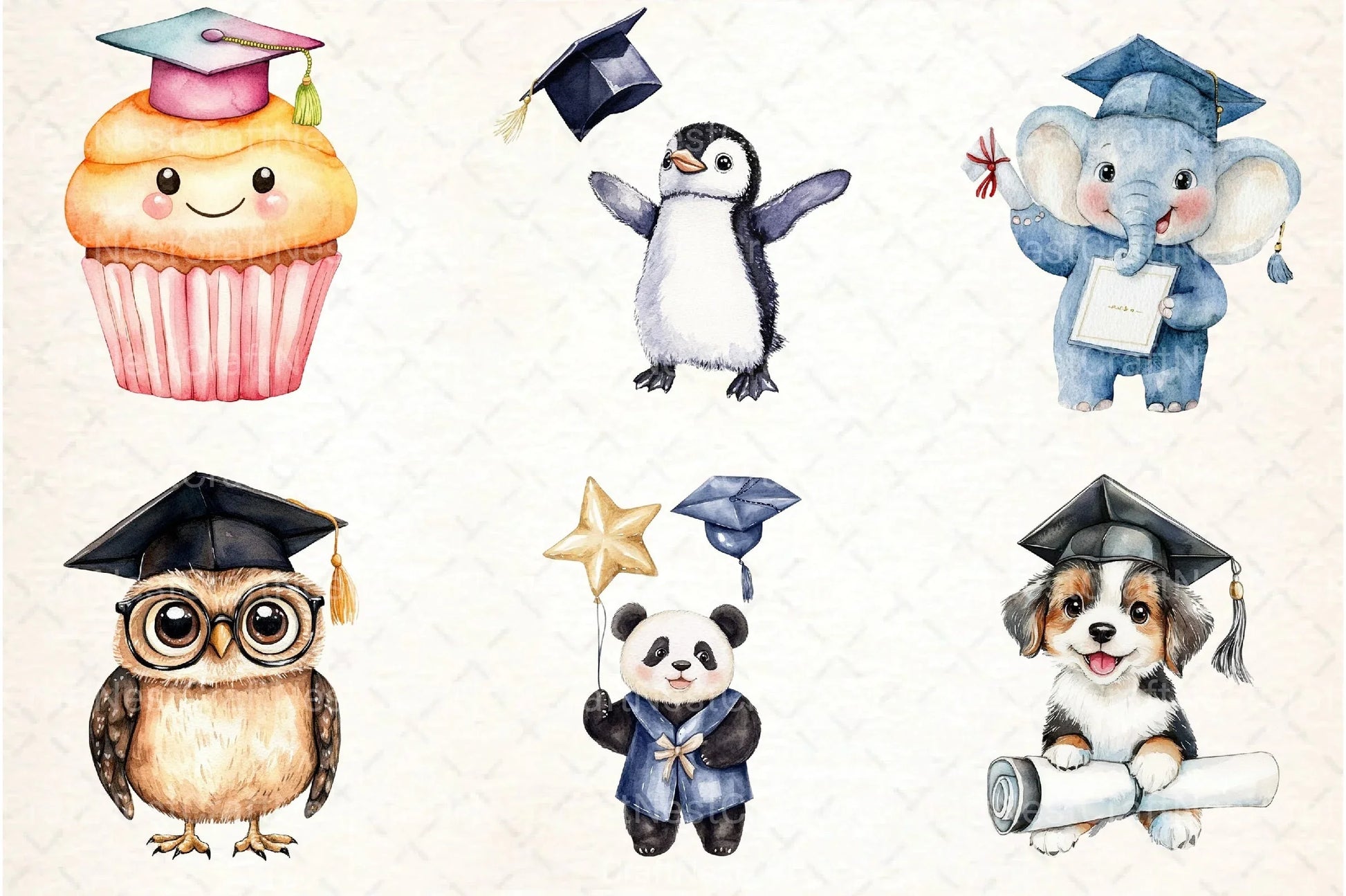 Cute Graduation Clipart Bundle 22 - CraftNest - Digital Crafting and Art